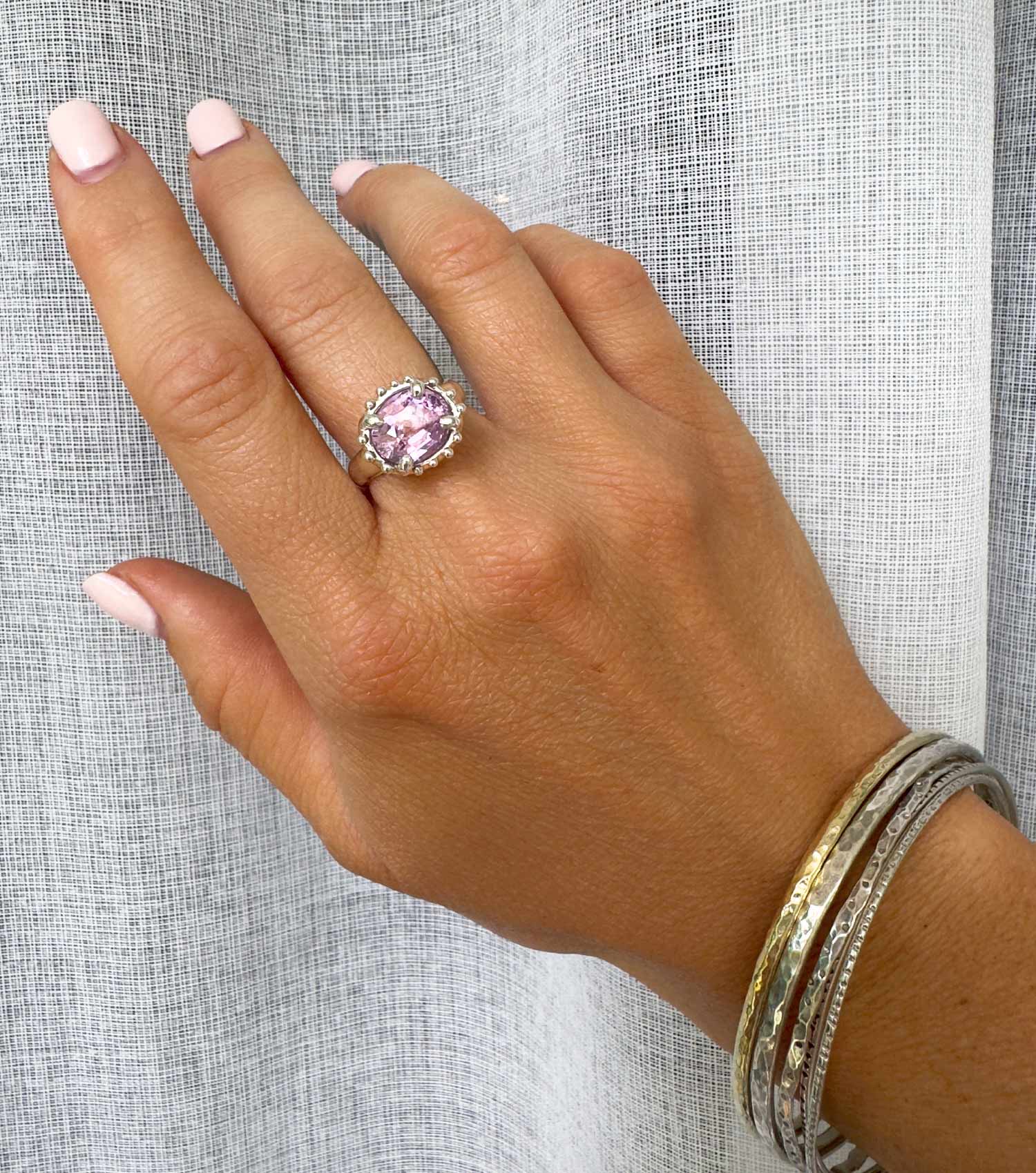 SOLA KUNZITE RING