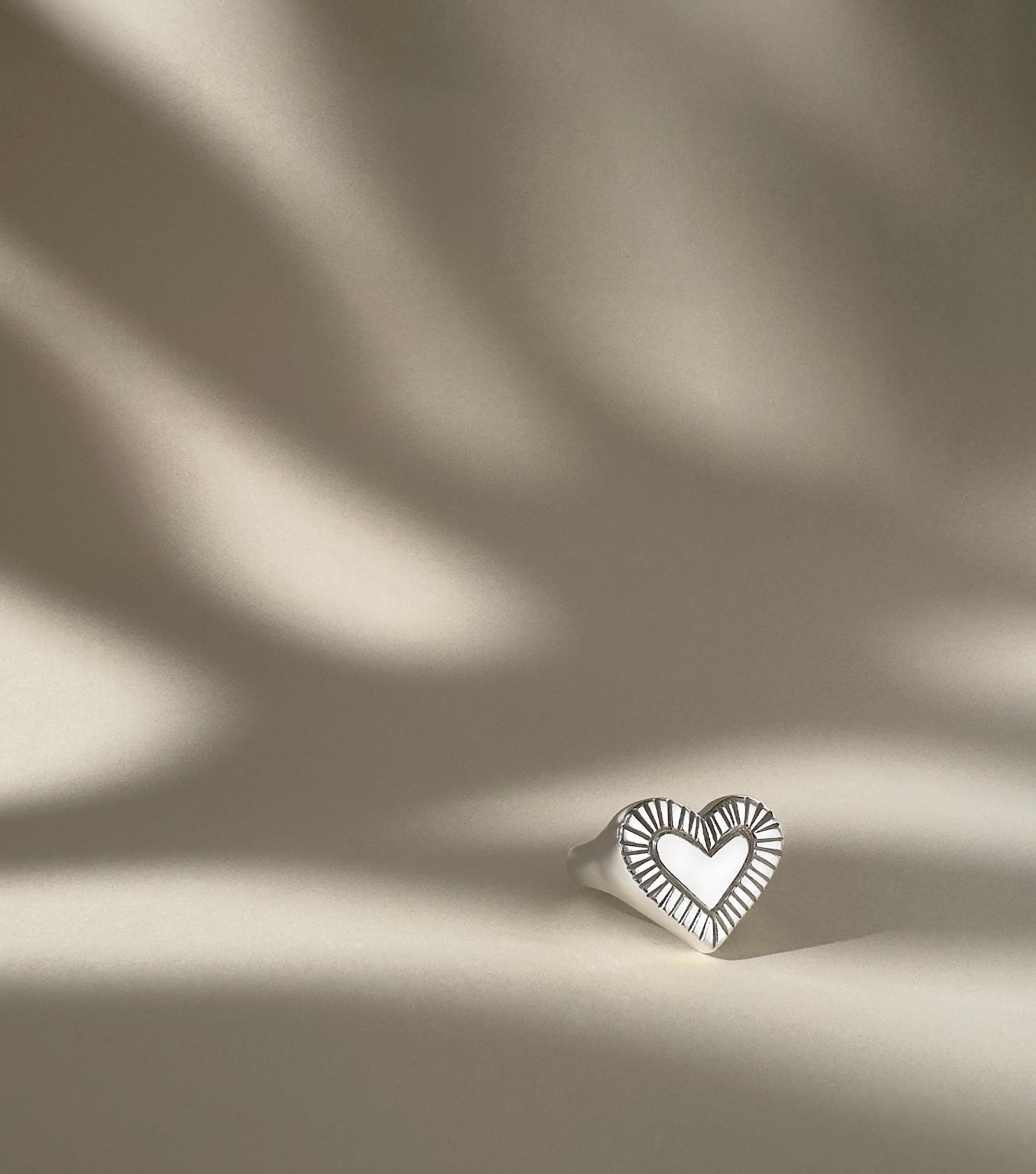 SAHARA HEART SIGNET RING (Pre-Order)