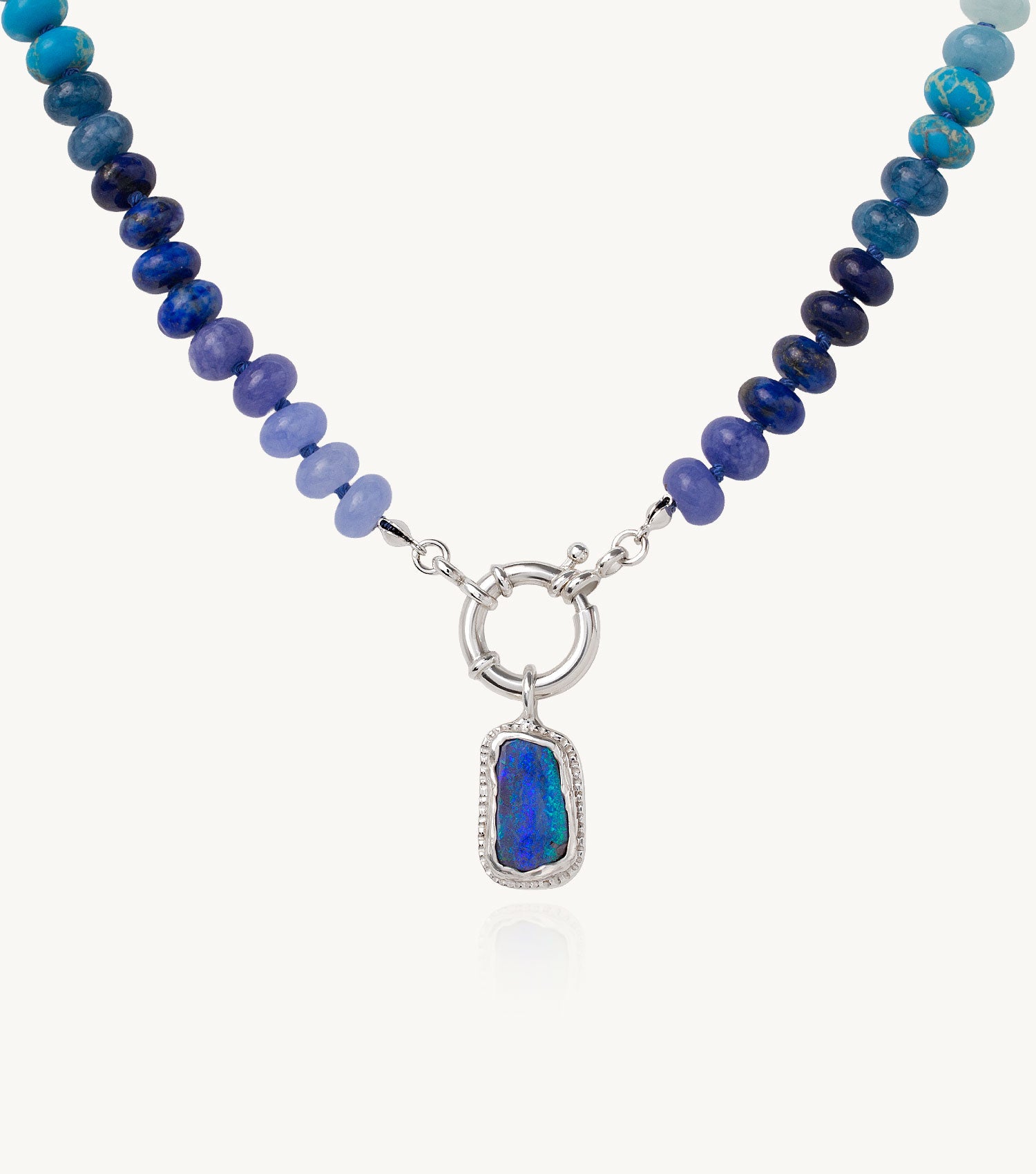 ZEVA OPAL BEADED NECKLACE