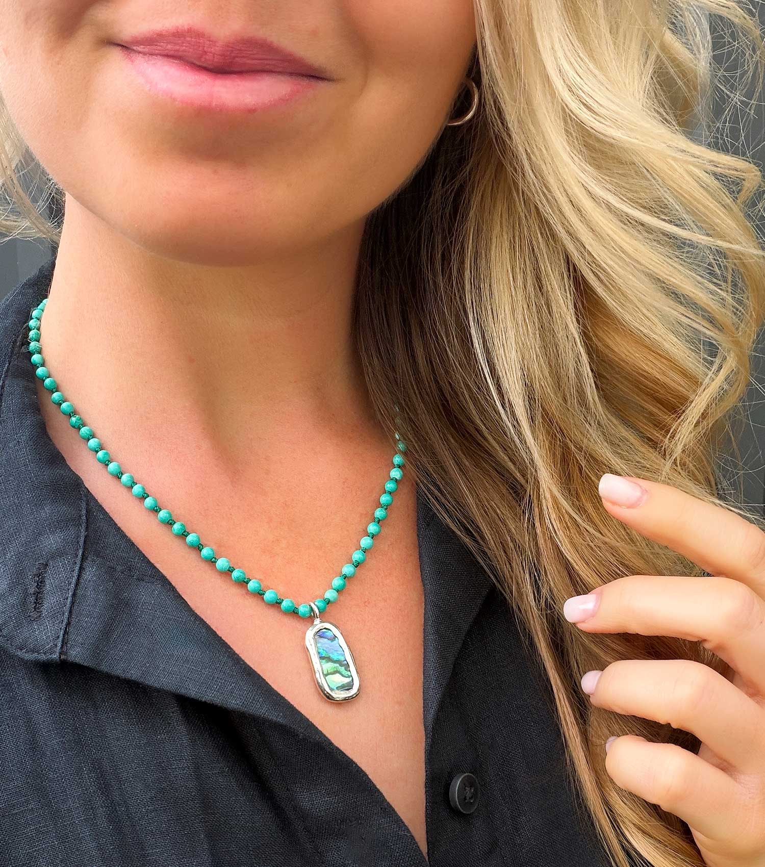 DRIFT NECKLACE - LAGOON