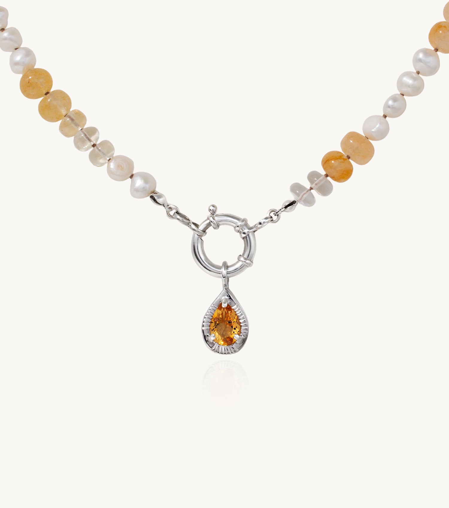GOLDEN TIDE BEADED NECKLACE