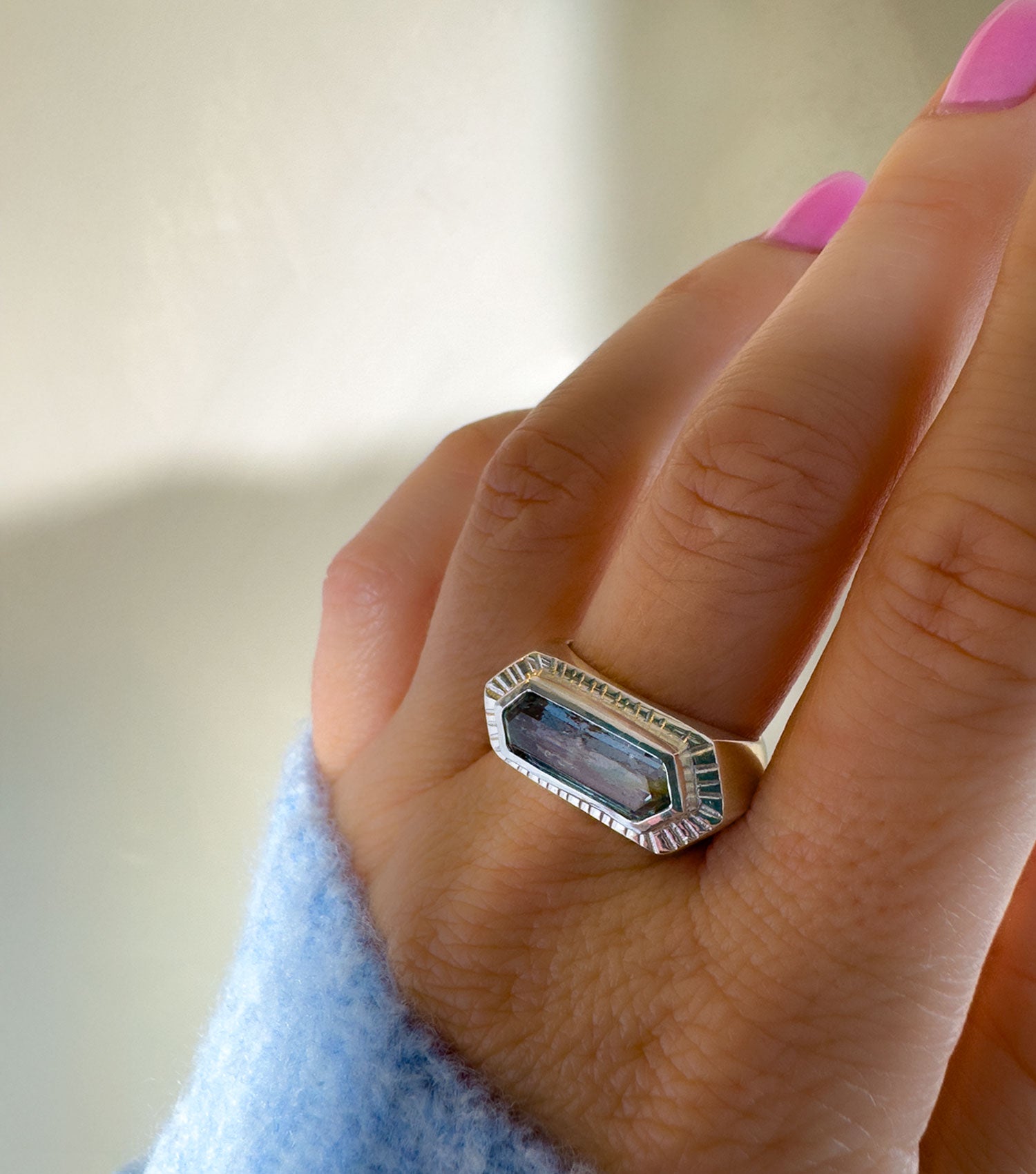 MOMBASA AQUAMARINE RING
